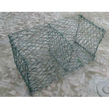 Galvanized & PVC coated Gabion mesh